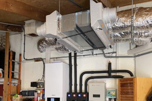 Vitocal 200-S 2 circuits : radiateur et ventiloconvecteur gainable