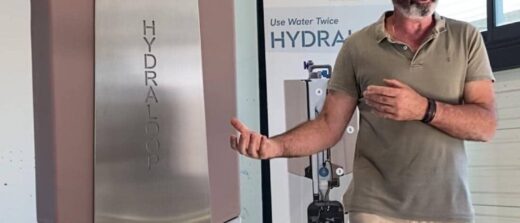 Présentation dans nos locaux de notre système de recyclage des eaux grises : HYDRALOOP